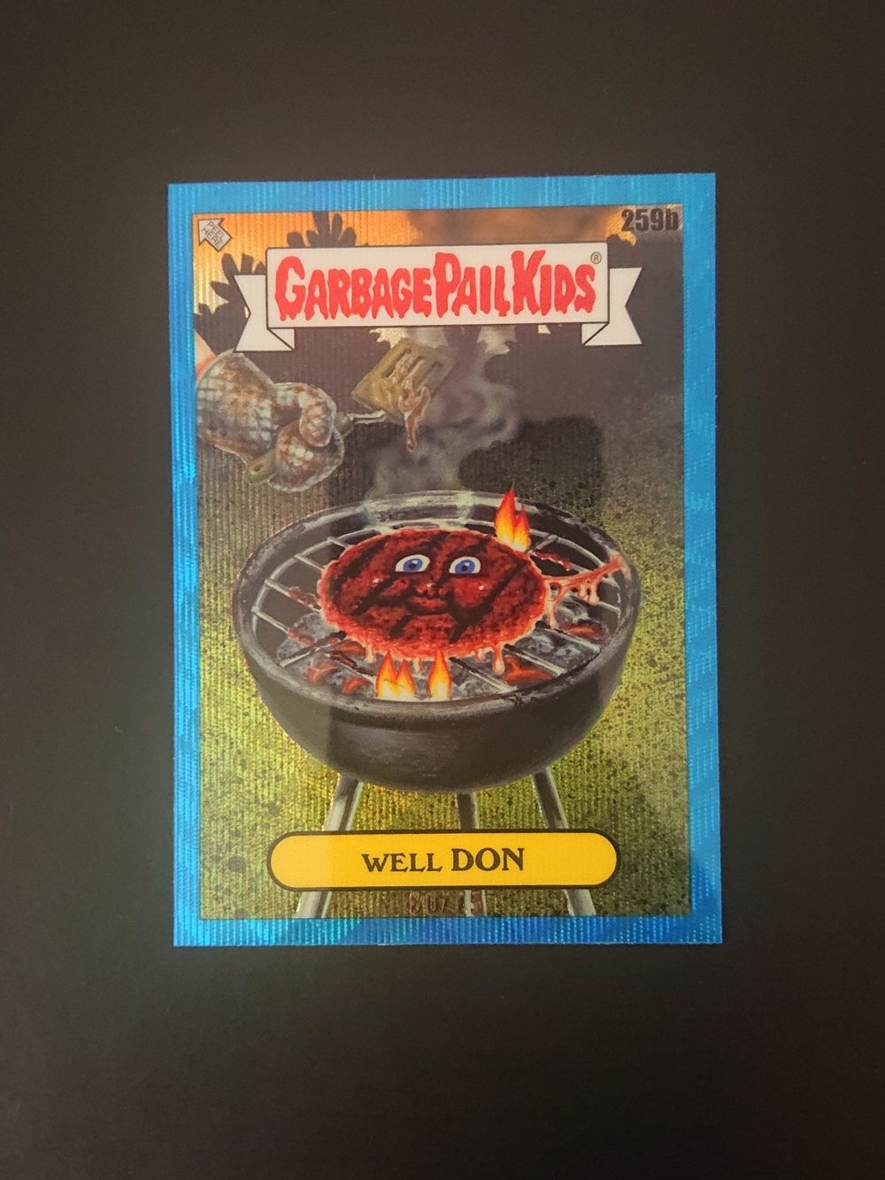 2024 Topps Garbage Pail Kids Chrome 7 - Well Don (259b) - Blue Wave /75   GENERA
